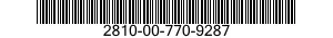 2810-00-770-9287  2810007709287 007709287