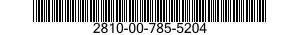 2810-00-785-5204  2810007855204 007855204