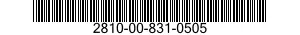 2810-00-831-0505  2810008310505 008310505