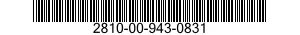 2810-00-943-0831  2810009430831 009430831
