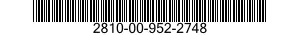 2810-00-952-2748  2810009522748 009522748