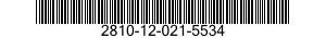 2810-12-021-5534 GASKET 2810120215534 120215534