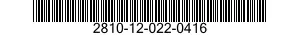 2810-12-022-0416 FLANGE,PIPE 2810120220416 120220416