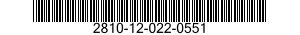 2810-12-022-0551 INSERT,SCREW THREAD 2810120220551 120220551