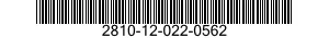 2810-12-022-0562 INSERT,SCREW THREAD 2810120220562 120220562