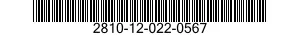 2810-12-022-0567 INSERT,SCREW THREAD 2810120220567 120220567