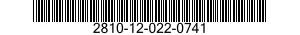 2810-12-022-0741 WASHER,VALVE SPRING 2810120220741 120220741