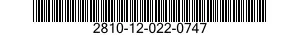 2810-12-022-0747 GEAR,SPUR 2810120220747 120220747