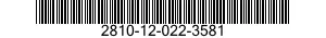 2810-12-022-3581  2810120223581 120223581