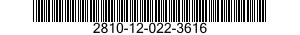 2810-12-022-3616  2810120223616 120223616