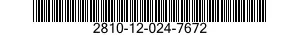 2810-12-024-7672 PIN 2810120247672 120247672