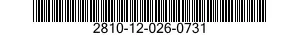 2810-12-026-0731  2810120260731 120260731