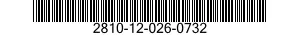 2810-12-026-0732  2810120260732 120260732