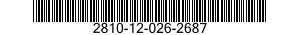 2810-12-026-2687 DECAL 2810120262687 120262687