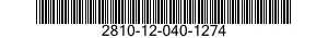 2810-12-040-1274  2810120401274 120401274