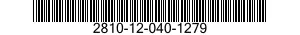 2810-12-040-1279  2810120401279 120401279