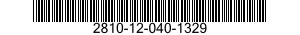 2810-12-040-1329  2810120401329 120401329
