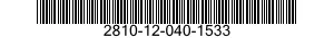2810-12-040-1533  2810120401533 120401533