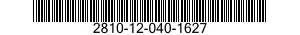 2810-12-040-1627  2810120401627 120401627