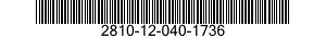 2810-12-040-1736  2810120401736 120401736