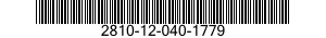 2810-12-040-1779  2810120401779 120401779