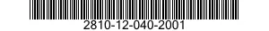 2810-12-040-2001 CLAMP,LOOP 2810120402001 120402001
