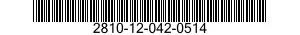 2810-12-042-0514  2810120420514 120420514