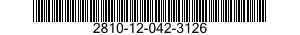 2810-12-042-3126  2810120423126 120423126