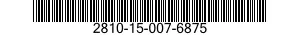 2810-15-007-6875 POPPET 2810150076875 150076875