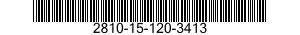 2810-15-120-3413 BAFFLE, AIRFLOW 2810151203413 151203413