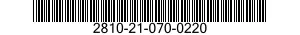 2810-21-070-0220 SEAL,PLAIN ENCASED 2810210700220 210700220