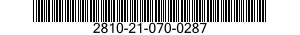 2810-21-070-0287  2810210700287 210700287