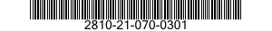 2810-21-070-0301 FLANGE,PIPE 2810210700301 210700301