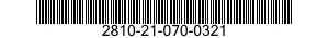 2810-21-070-0321  2810210700321 210700321