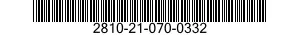 2810-21-070-0332 CROWFOOT ATTACHMENT,SOCKET WRENCH 2810210700332 210700332