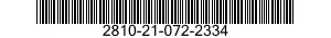2810-21-072-2334 BUSHING,SLEEVE 2810210722334 210722334
