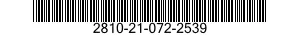 2810-21-072-2539  2810210722539 210722539