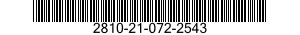 2810-21-072-2543  2810210722543 210722543
