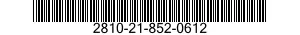 2810-21-852-0612  2810218520612 218520612