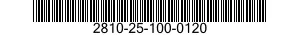 2810-25-100-0120  2810251000120 251000120