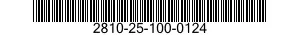 2810-25-100-0124  2810251000124 251000124