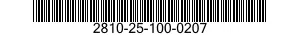 2810-25-100-0207  2810251000207 251000207