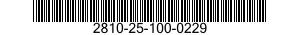 2810-25-100-0229  2810251000229 251000229