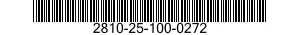 2810-25-100-0272  2810251000272 251000272