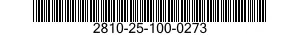 2810-25-100-0273  2810251000273 251000273