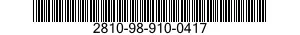 2810-98-910-0417  2810989100417 989100417