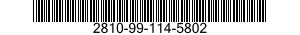 2810-99-114-5802  2810991145802 991145802