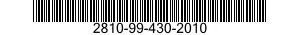 2810-99-430-2010 BRACKET,FRONT PLATE 2810994302010 994302010