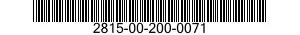 2815-00-200-0071 RING SET,PISTON 2815002000071 002000071