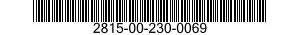 2815-00-230-0069 COVER,ENGINE POPPET VALVE ROCKER ARM 2815002300069 002300069